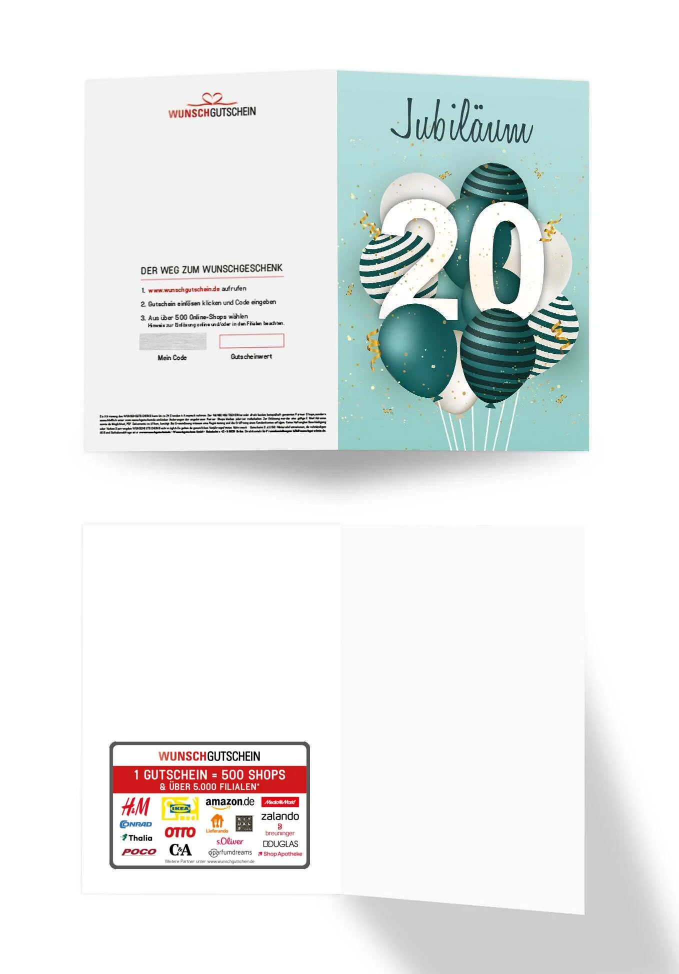 20 Jahre Jubiläum - Ballons Grün - Image 3