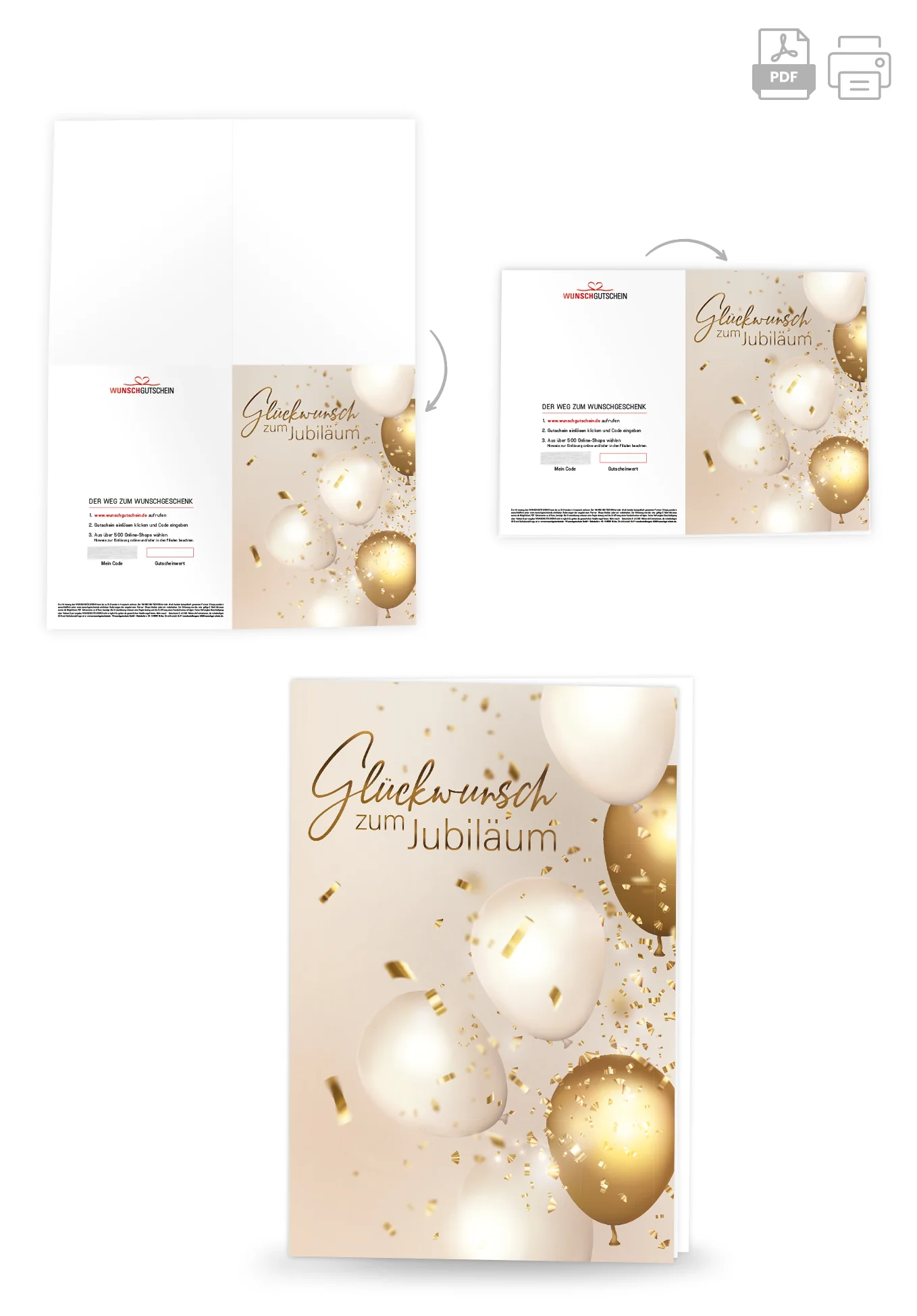 Glückwunsch zum Jubiläum - Gold - Image 4