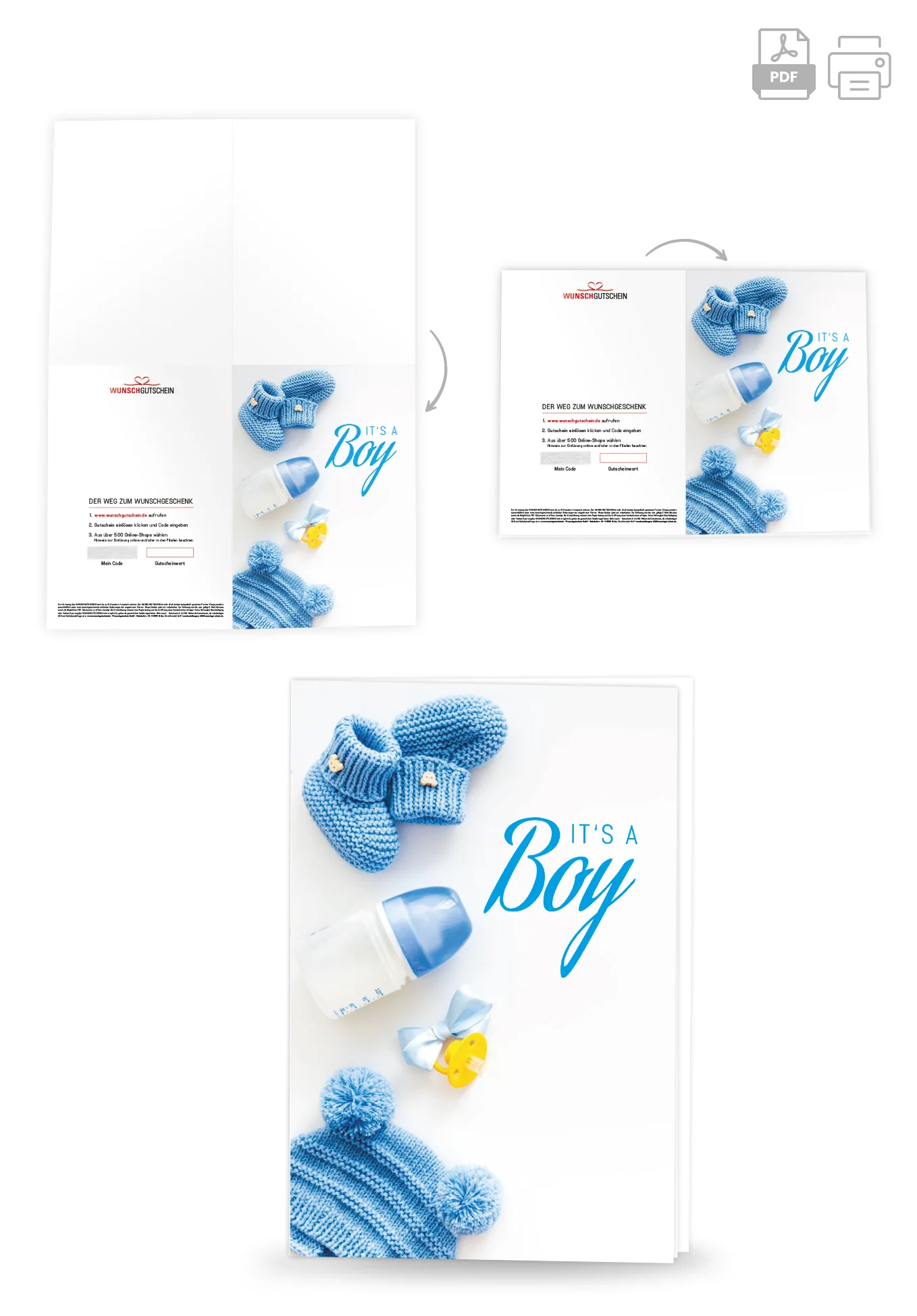It's a Boy - Blau - Image 4